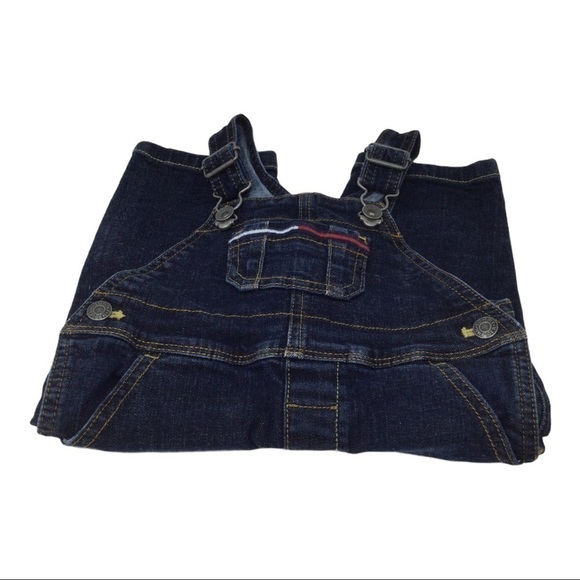 #018 Tommy Hilfiger baby big flag bib overalls - Picture 11 of 13